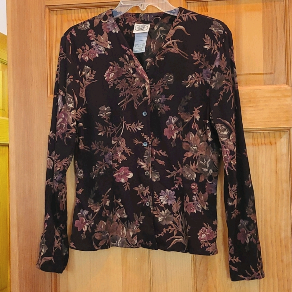 Laura Ashley floral blouse